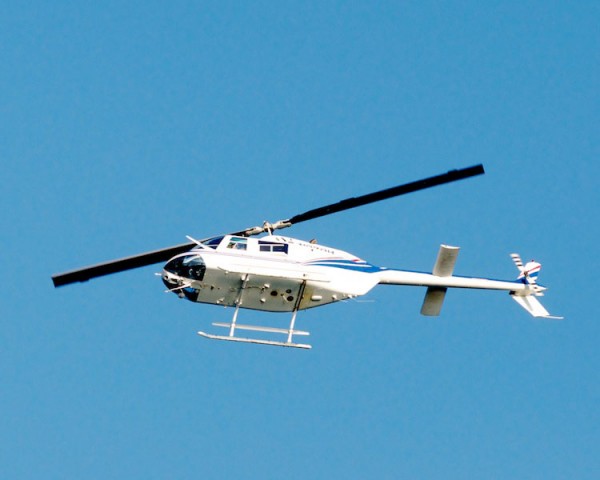 Helicopter flying overhead Helicopter flying overhead