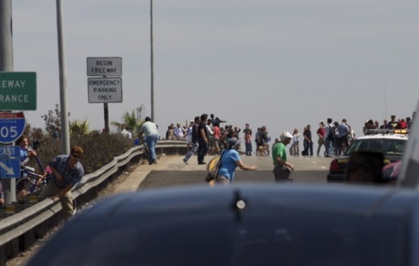 It's over, time to go home, or to work It's over, time to go home, or to work