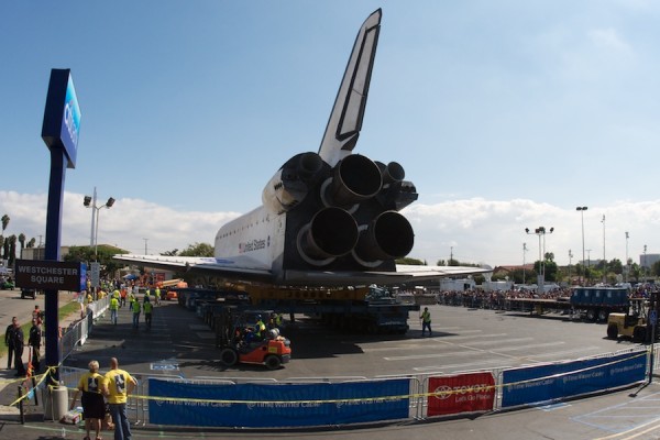 The back side of Endeavour
