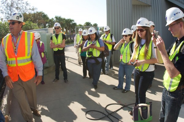 On the hard hat tour of the new building that will house Space Shuttle Atlantis On the hard hat tour of the new building that will house Space Shuttle Atlantis