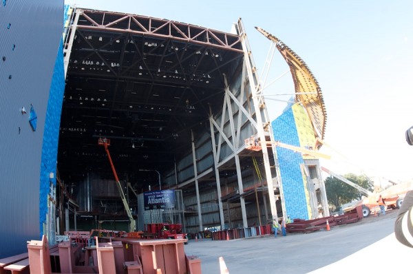 Where Atlantis will be driven into for the rollover Where Atlantis will be driven into for the rollover