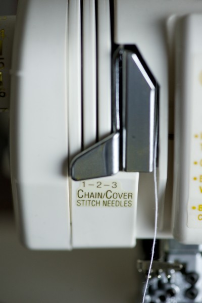 This is where some of the needle thread goes through