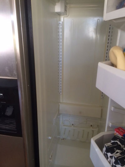 I spent about an hour cleaning out the inside of my fridge
