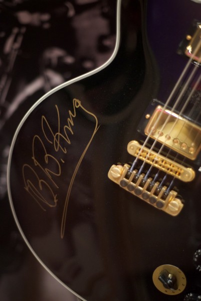 BB King signed Lucille at the Rock and Soul Museum