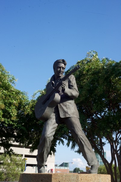 Statue of Elvis on Beale Street