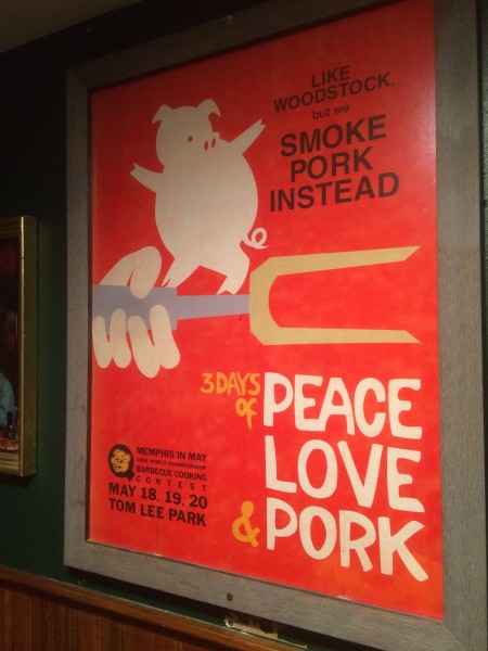 BBQ Festival sign at Corky's