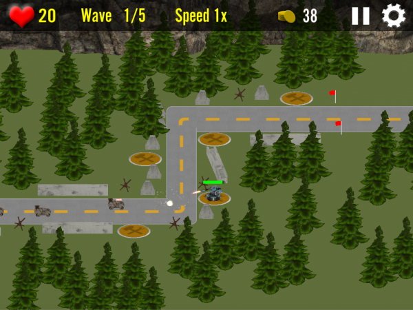 Zone of Fire tower defense game that's my first serious Unity project